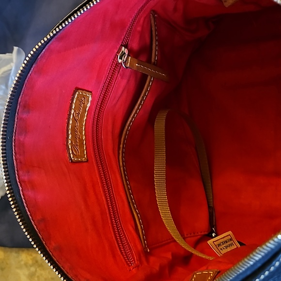 Dooney & Bourke Black and Tan Leather Handbag - Picture 9 of 9